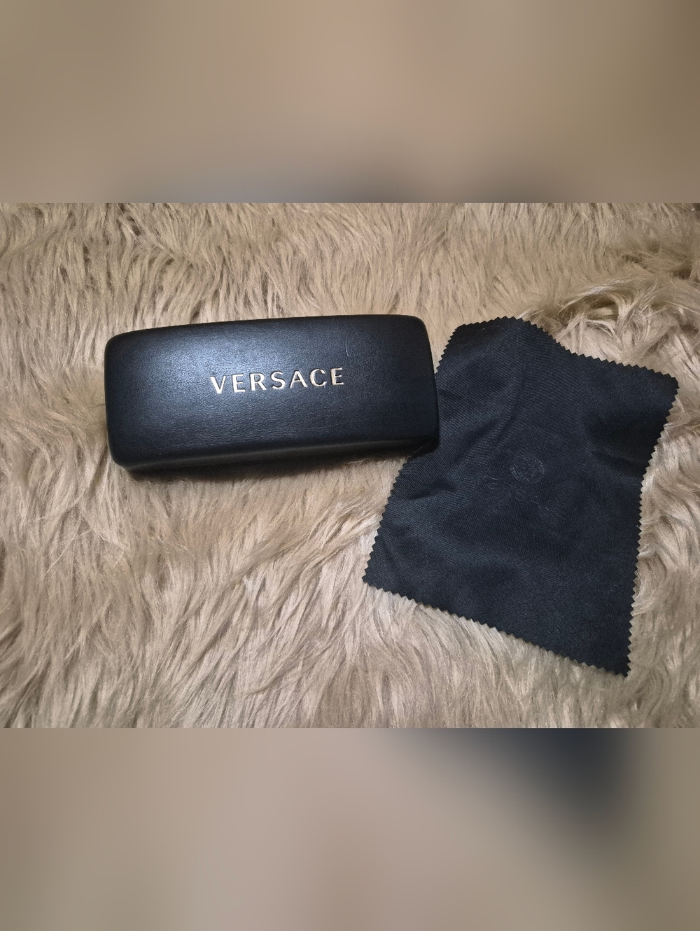 Versace Glasses Case and Cleaning Cloth